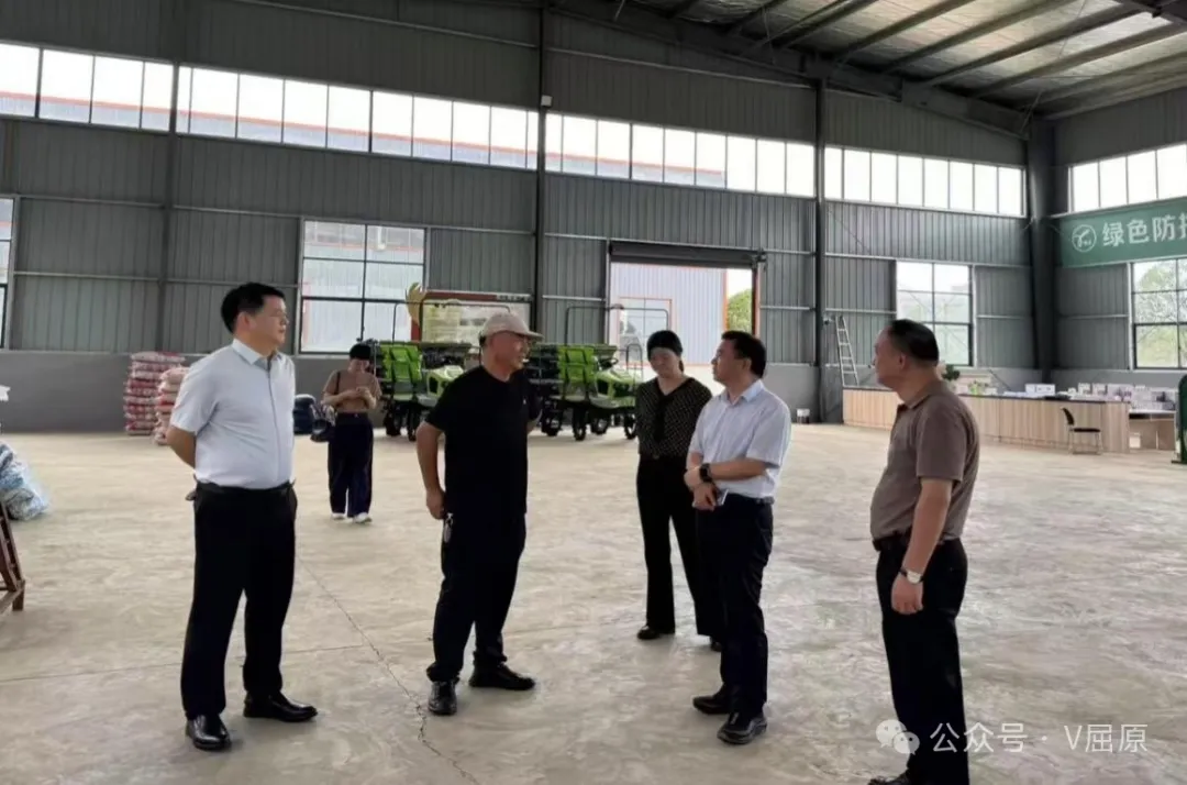 向风行带队调研屈原管理区供销工作 推动“114”工程落地见效