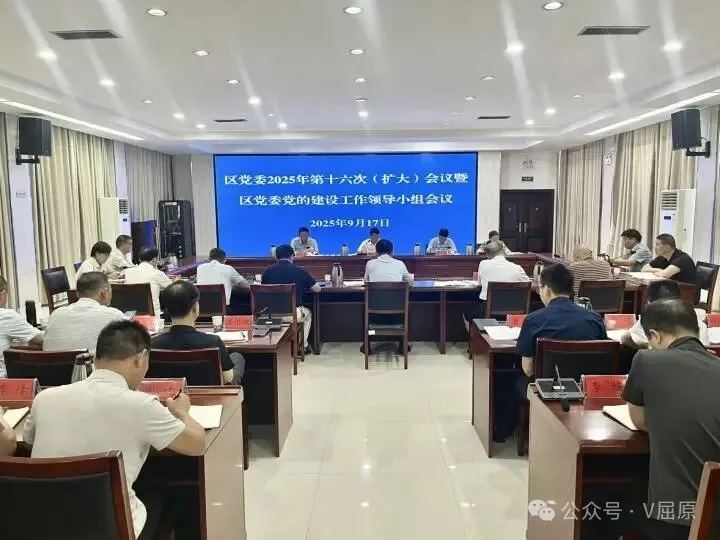向科军主持召开区党委（扩大）会议暨区党委党的建设工作领导小组会议