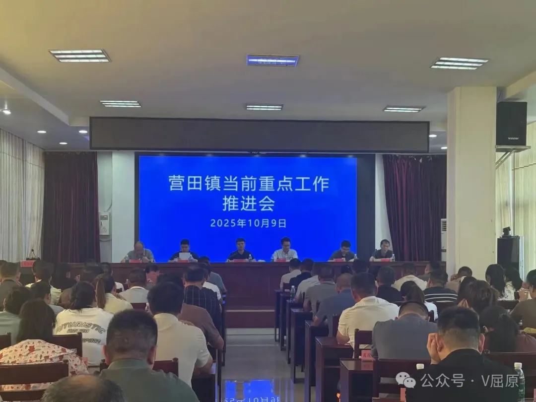 收心归位铆足劲 凝心聚力抓落实——营田镇召开当前重点工作推进会