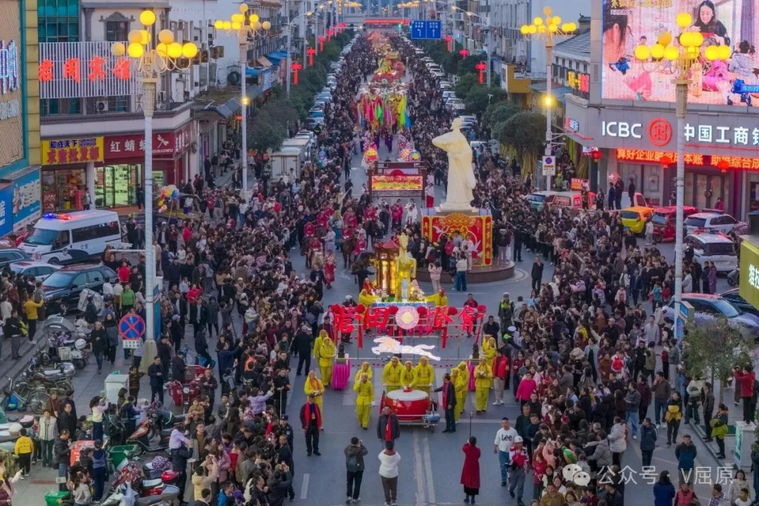 营田祥灯映古今，楚风千载暖新春